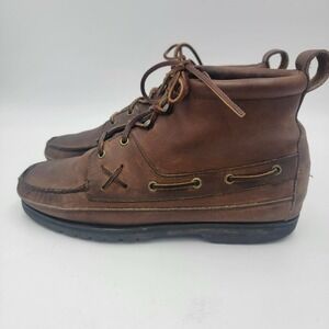 Polo Ralph Lauren Country Sportsman Chelsea Moccasins Shoes Size 8.5  Vintage